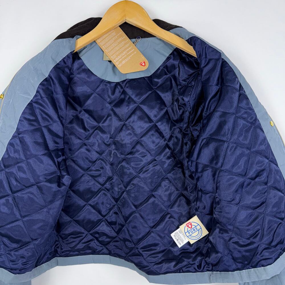 J Crew Women's Short Barn Jacket English Ripstop Cotton XXS Coastal Blue - Picture 9 of 16